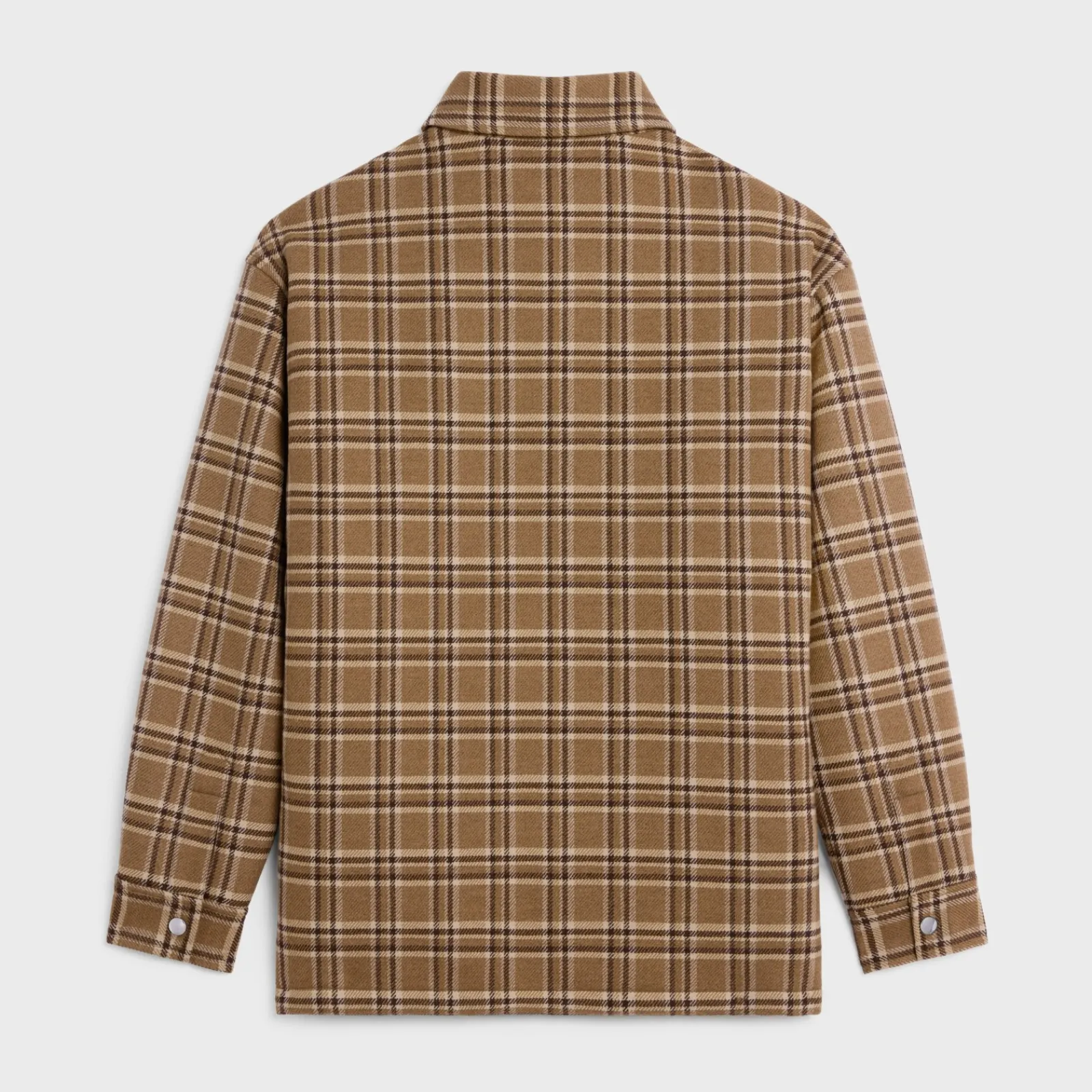 Outlet overshirt in checked wool Coats & Blousons