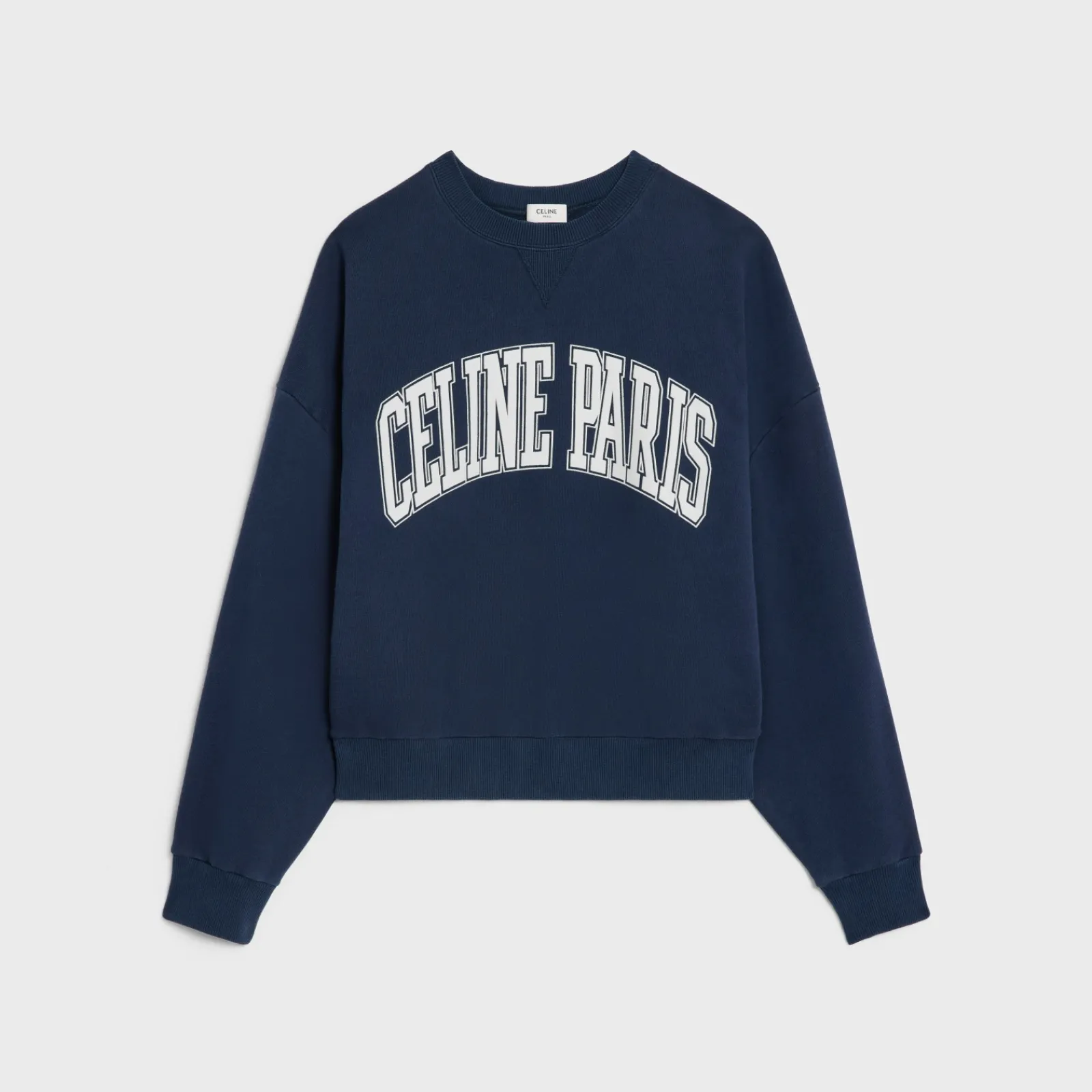 Outlet oversized sweatshirt in cotton fleece Women T-Shirts And Sweatshirts