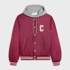 Fashion oversized hooded teddy jacket in nylon Coats & Blousons