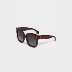 Outlet Oversized S002 Sunglasses in Acetate with Polarized Lenses Women Celine 3 Dots | Categories·Square