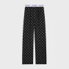Outlet pajama pants in printed viscose Pants And Shorts