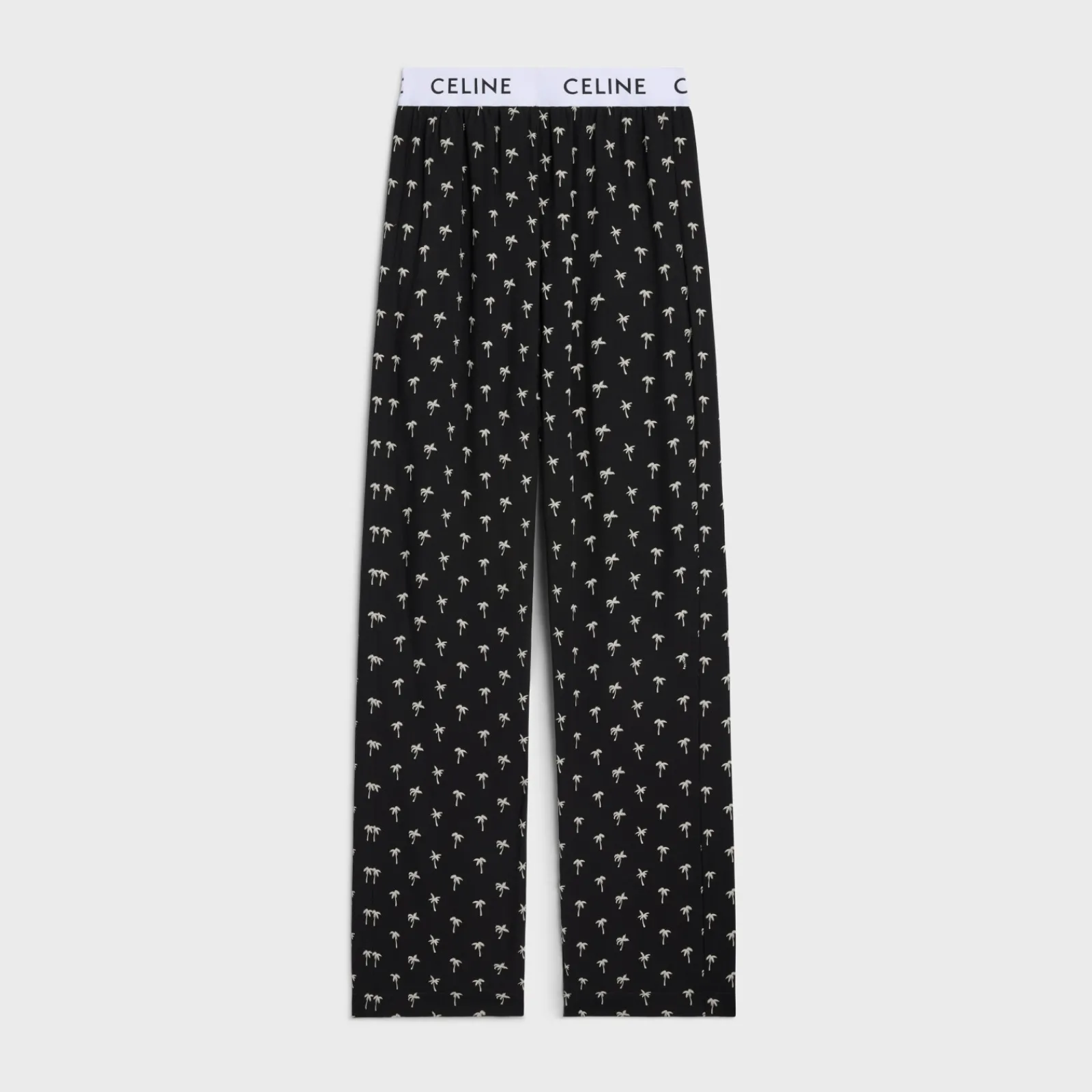 Outlet pajama pants in printed viscose Pants And Shorts