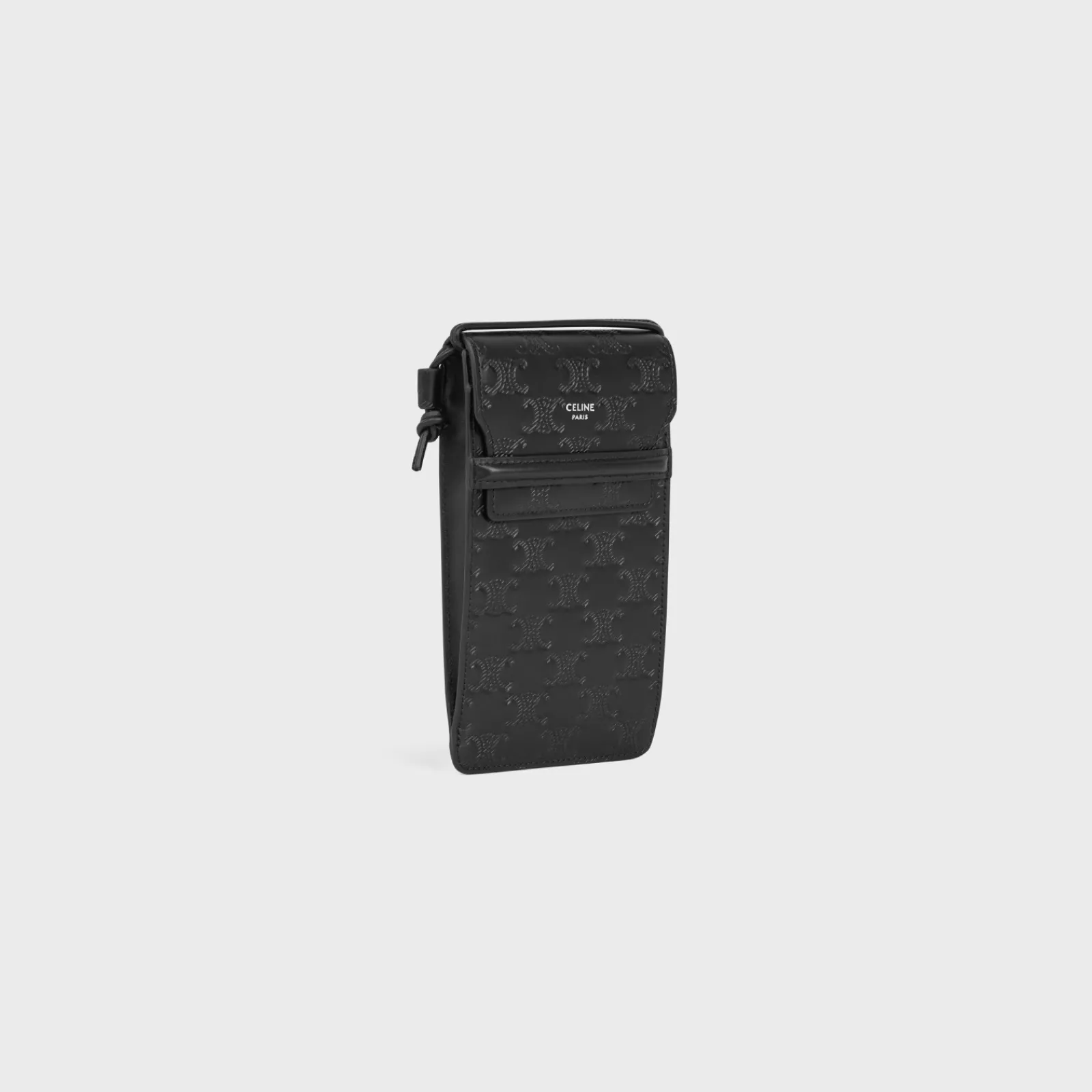 Clearance PHONE POUCH in Calfskin with triomphe embossed Categories·Ech Accessories