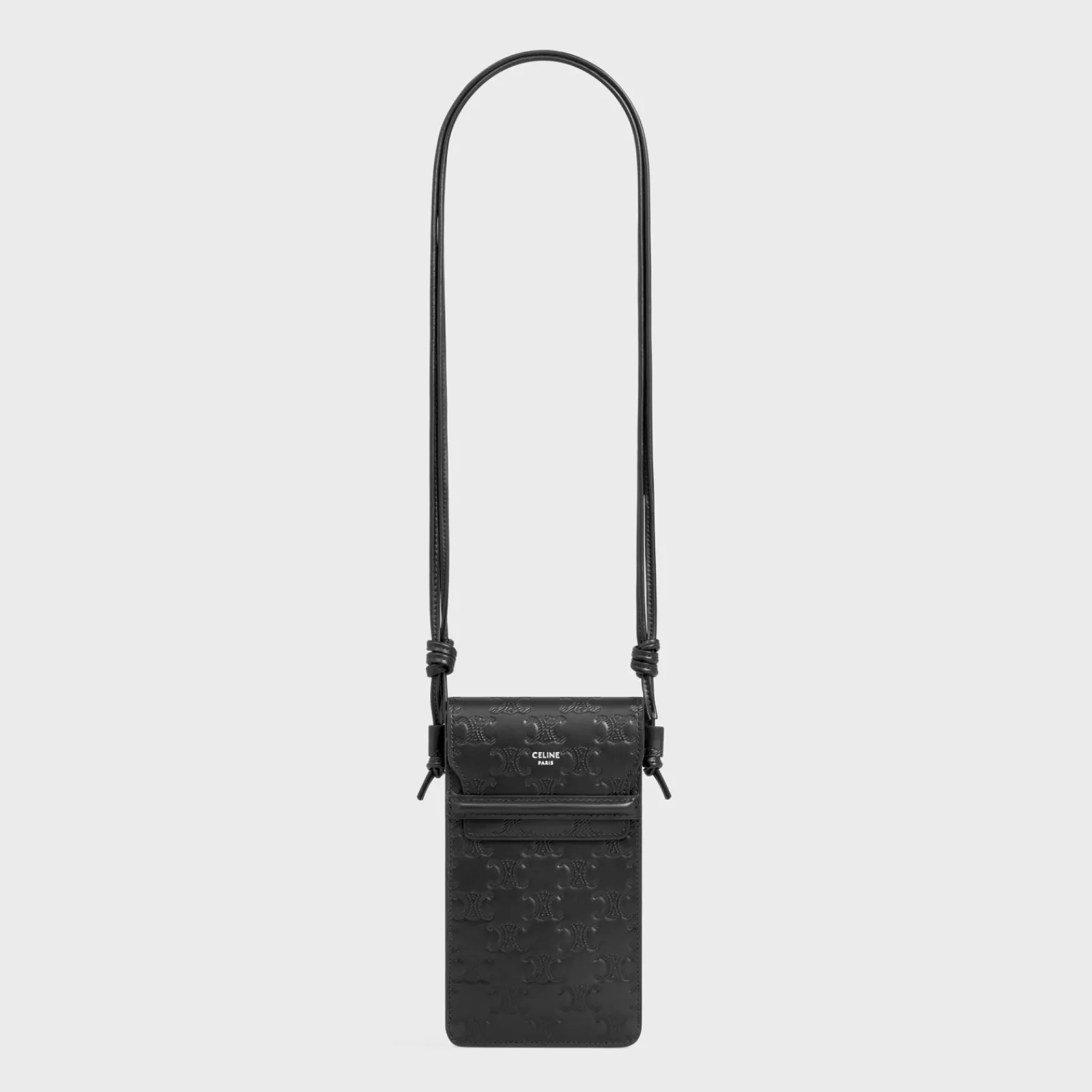 Clearance PHONE POUCH in Calfskin with triomphe embossed Categories·Ech Accessories