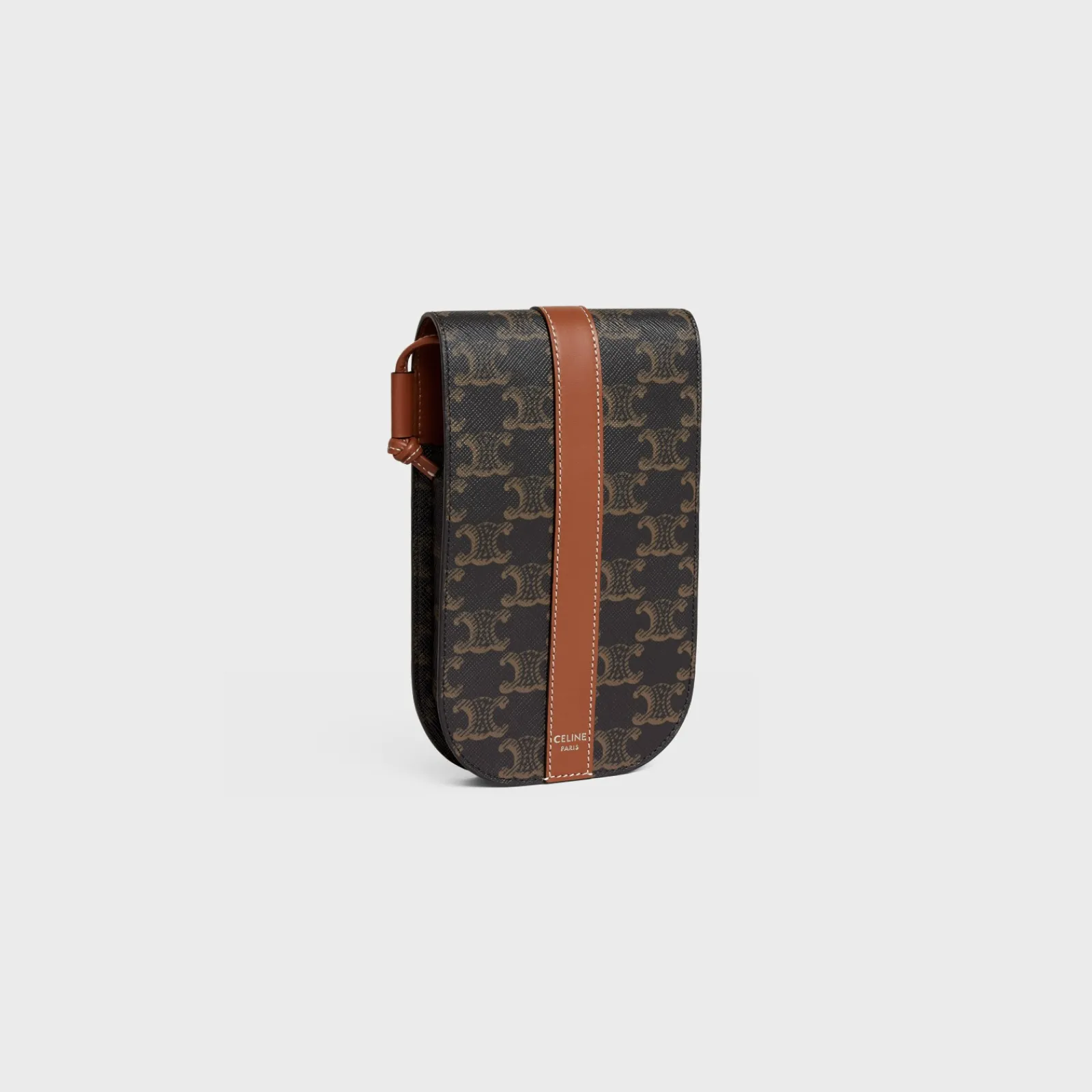 Discount Phone Pouch in Triomphe Canvas and Calfskin Triomphe Canvas | Categories·Ech Accessories