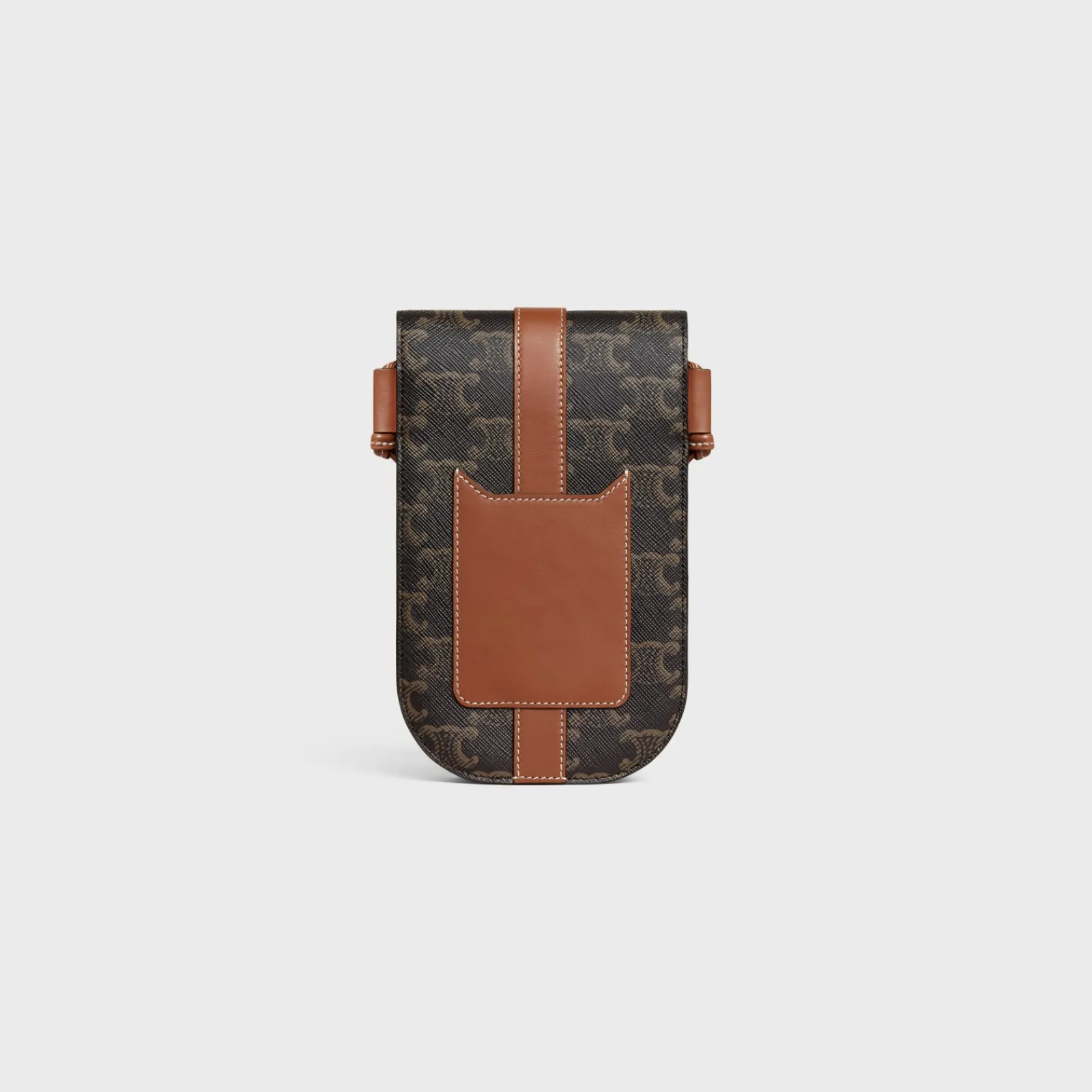 Discount Phone Pouch in Triomphe Canvas and Calfskin Triomphe Canvas | Categories·Ech Accessories