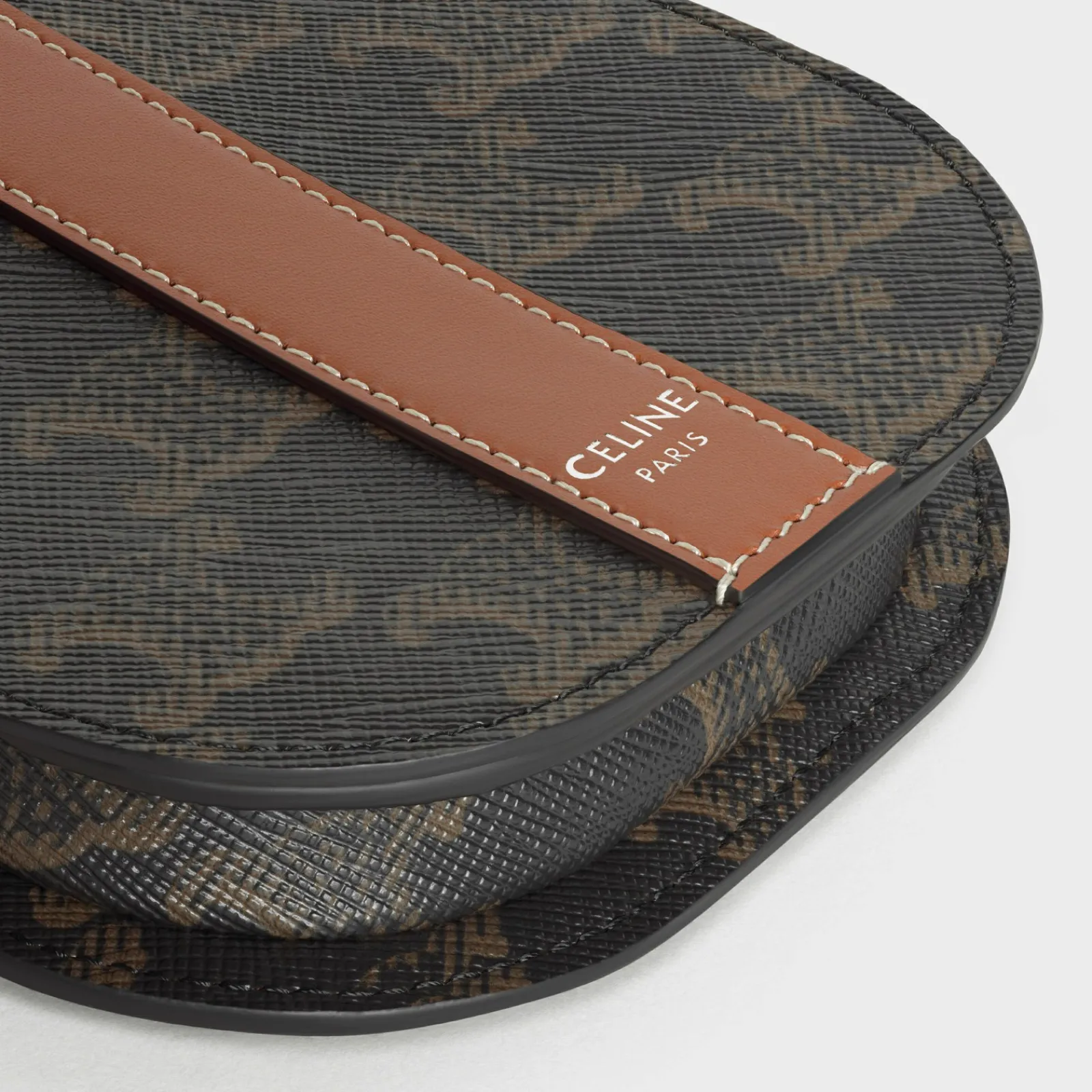 Discount Phone Pouch in Triomphe Canvas and Calfskin Triomphe Canvas | Categories·Ech Accessories