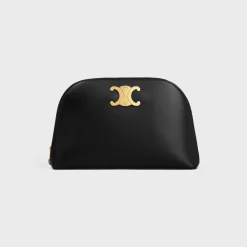 Fashion POUCH TRIOMPHE in SHINY CALFSKIN Women Triomphe | Categories·Pouches And Tech Accessories