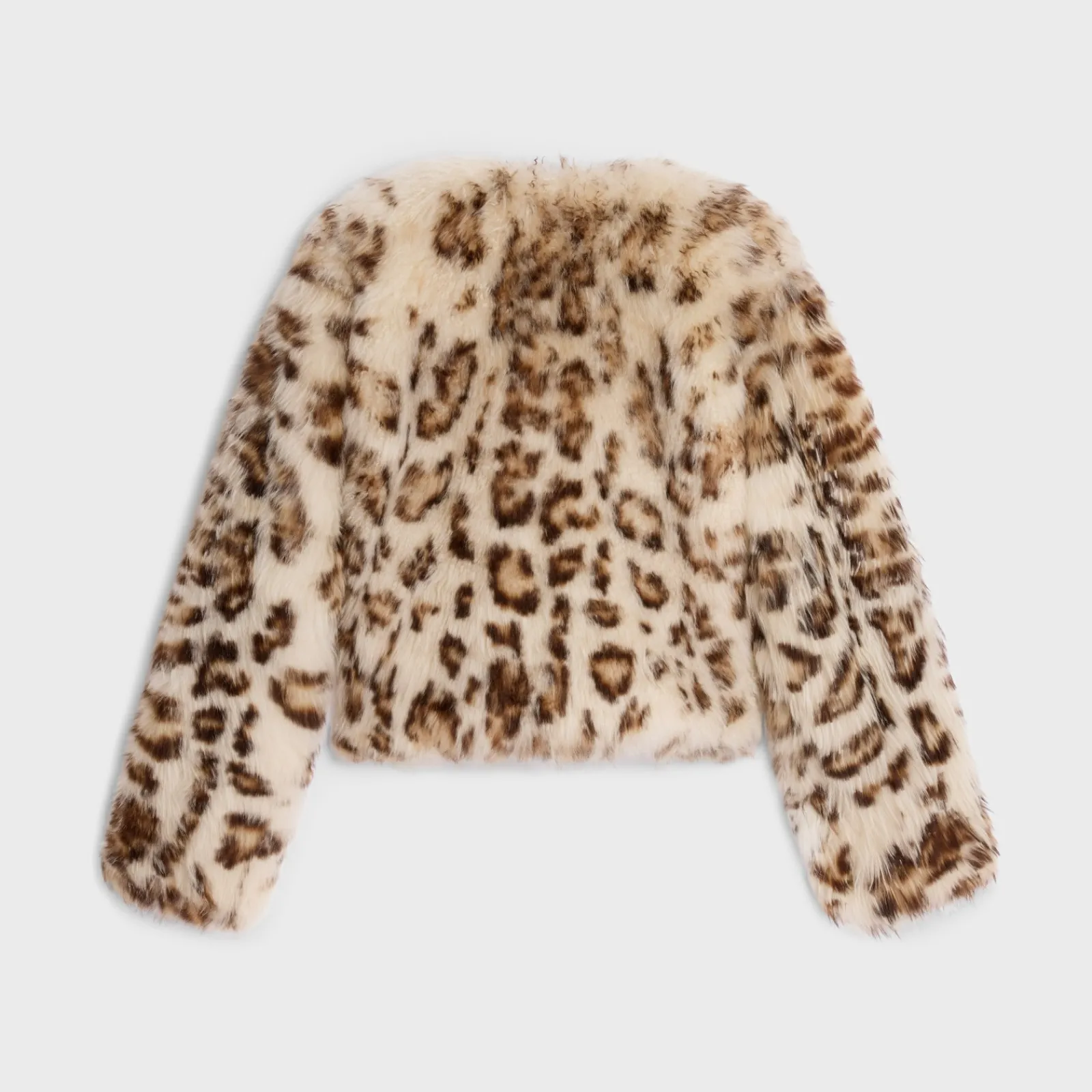 New pure collar jacket in goat cashmere Women Jackets | Leather And Shearling