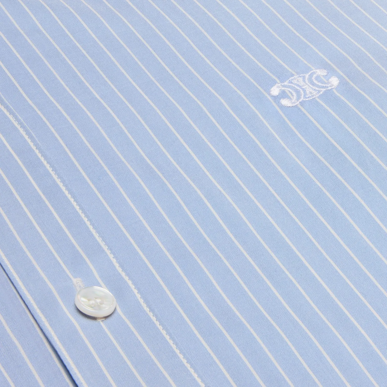 Hot romy lavallière shirt in striped silk Women Shirts And Tops