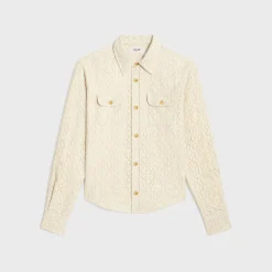 Clearance romy shirt in lace cotton Women Shirts And Tops