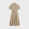 Best saharienne dress in lightweight gabardine Women Dresses And Skirts