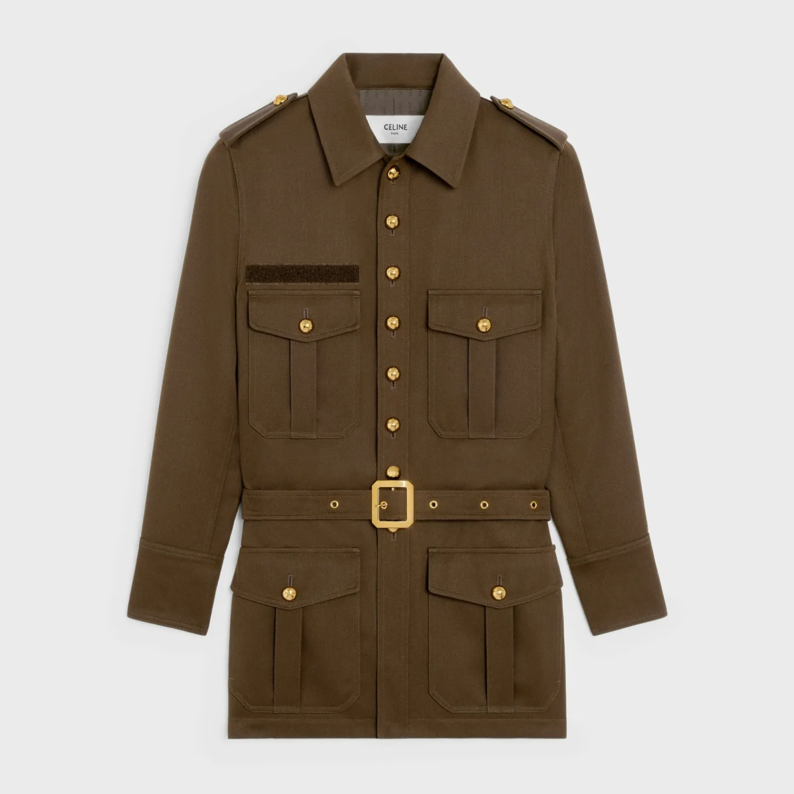 Best Saharienne jacket in diagonal wool Women Jackets
