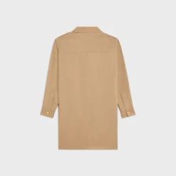 New saharienne mini dress in cotton linen Women Dresses And Skirts