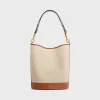 Online SAILOR BUCKET CUIR TRIOMPHE in TEXTILE AND CALFSKIN Women More Lines·Cuir Triomphe | Categories·Bucket Bags