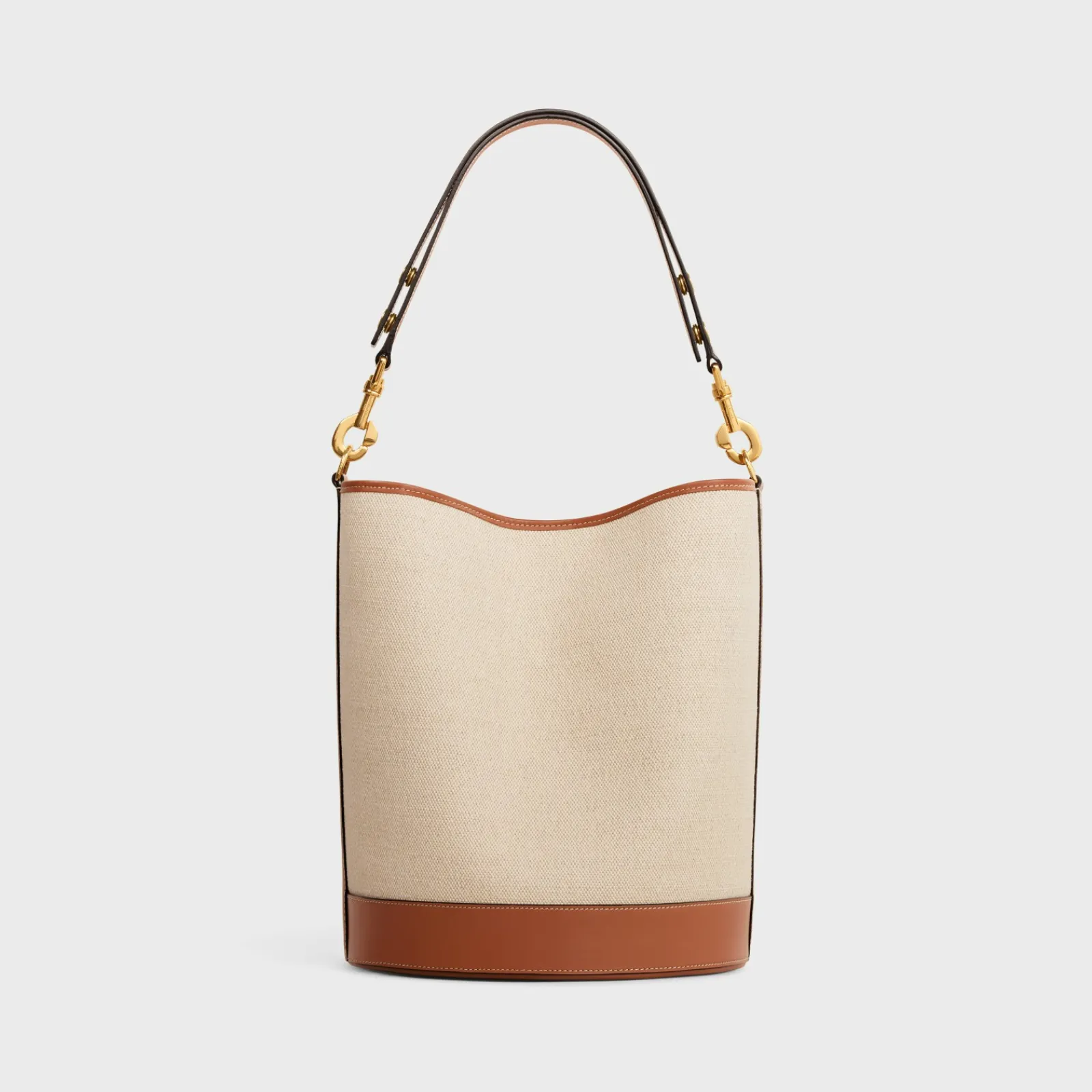 Online SAILOR BUCKET CUIR TRIOMPHE in TEXTILE AND CALFSKIN Women More Lines·Cuir Triomphe | Categories·Bucket Bags