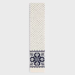 Outlet scarf in fair isle wool Women Beanies And Scarves