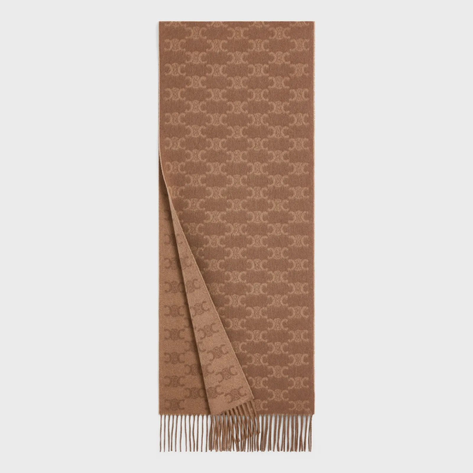 Clearance scarf in monogram cashmere Women Beanies And Scarves