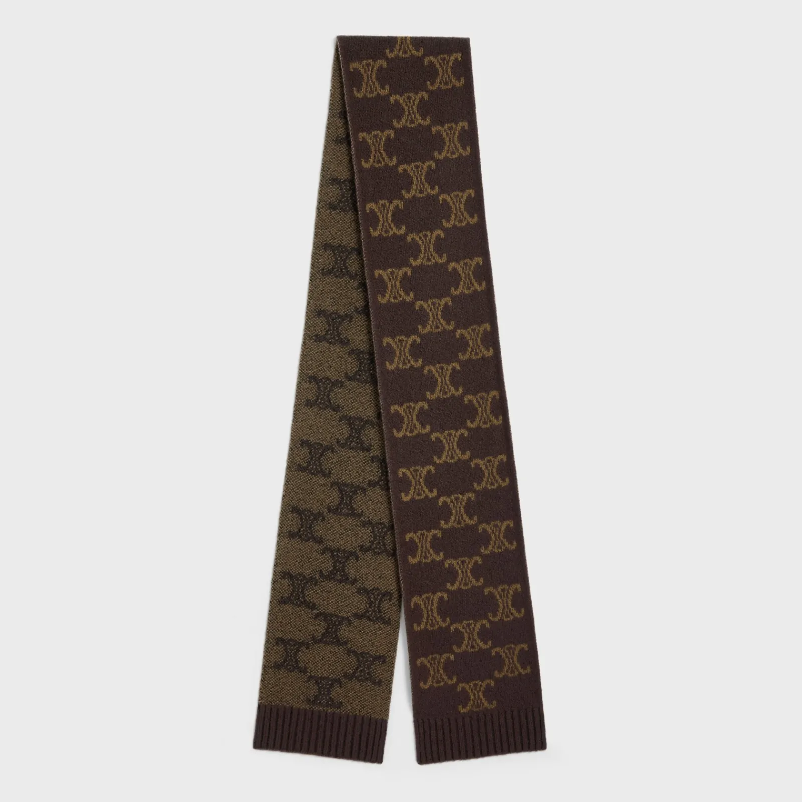 Clearance scarf in monogram wool, cashmere and silk Women Beanies And Scarves