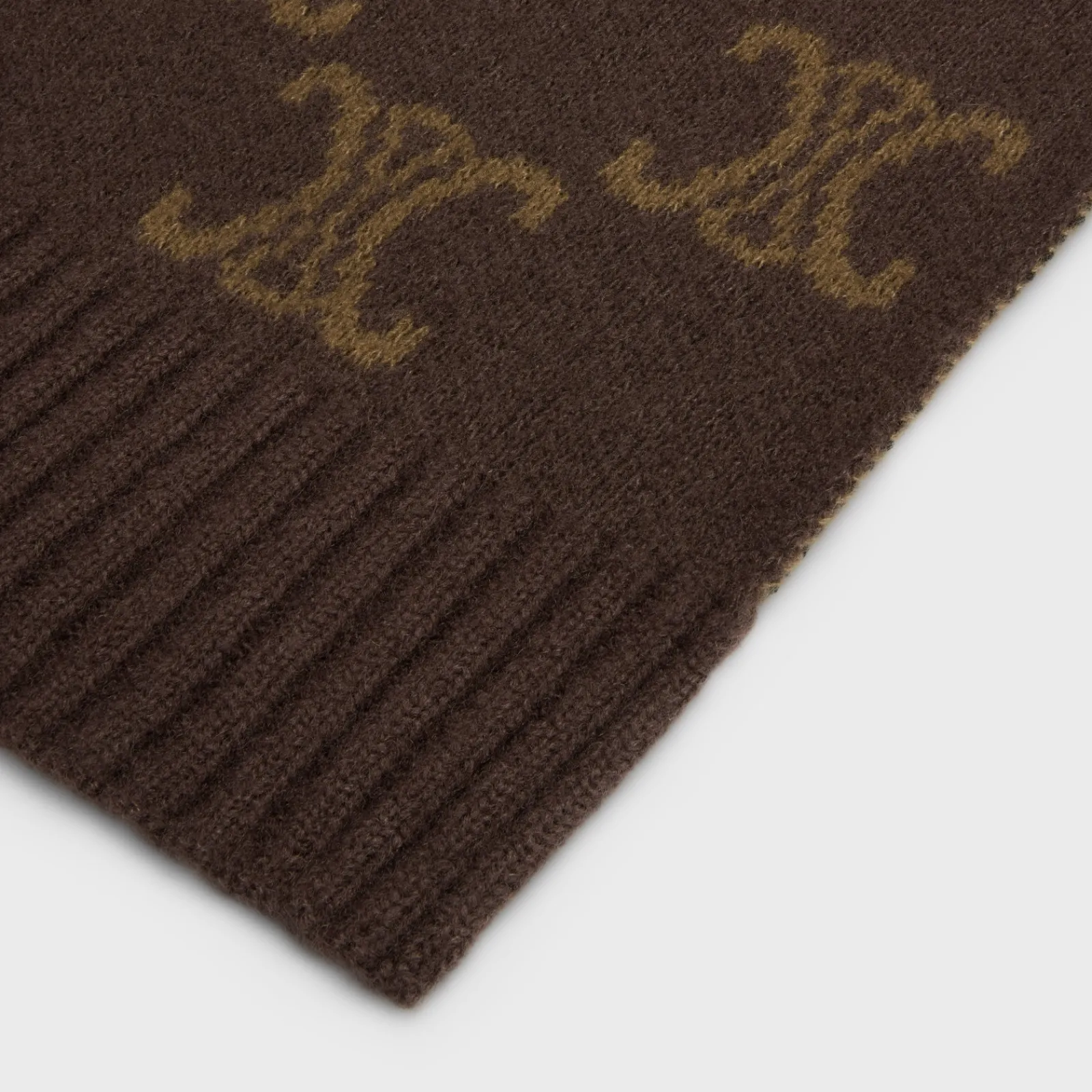 Clearance scarf in monogram wool, cashmere and silk Women Beanies And Scarves