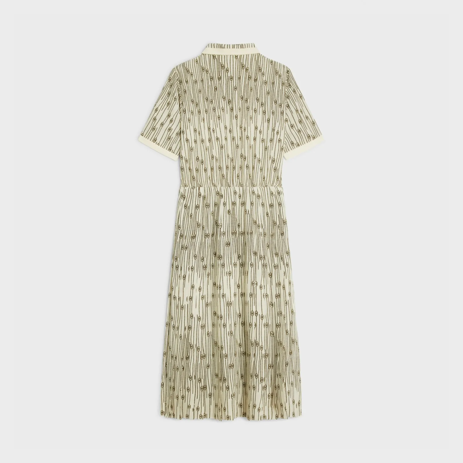 Fashion shirt dress in crepe de chine Women Dresses And Skirts