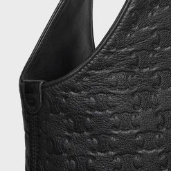 Outlet SHOPPER CABAS in CALFSKIN TRIOMPHE EMBOSSED Categories·Tote Bags