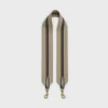 Outlet Short Strap in textile and calfskin Women Categories·Straps And Accessories