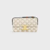Fashion SHOULDER BAG CLAUDE in Triomphe canvas and calfskin Women Triomphe Canvas | More Lines·Claude