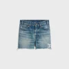 Outlet skate shorts in electric sky wash denim Women Pants And Shorts | Denim