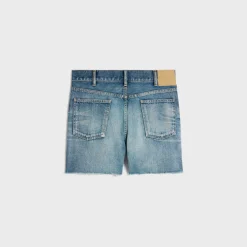 Outlet skate shorts in electric sky wash denim Women Pants And Shorts | Denim