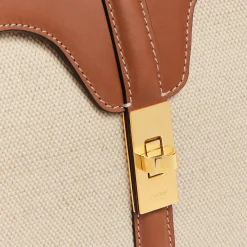 Fashion Small 16 Bag in Textile and natural calfskin Women 16 | Categories·Cross-Body Bags