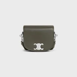 Clearance SMALL BESACE STRAP TRIOMPHE in SUPPLE NATURAL CALFSKIN Triomphe | Categories·Cross-Body Bags
