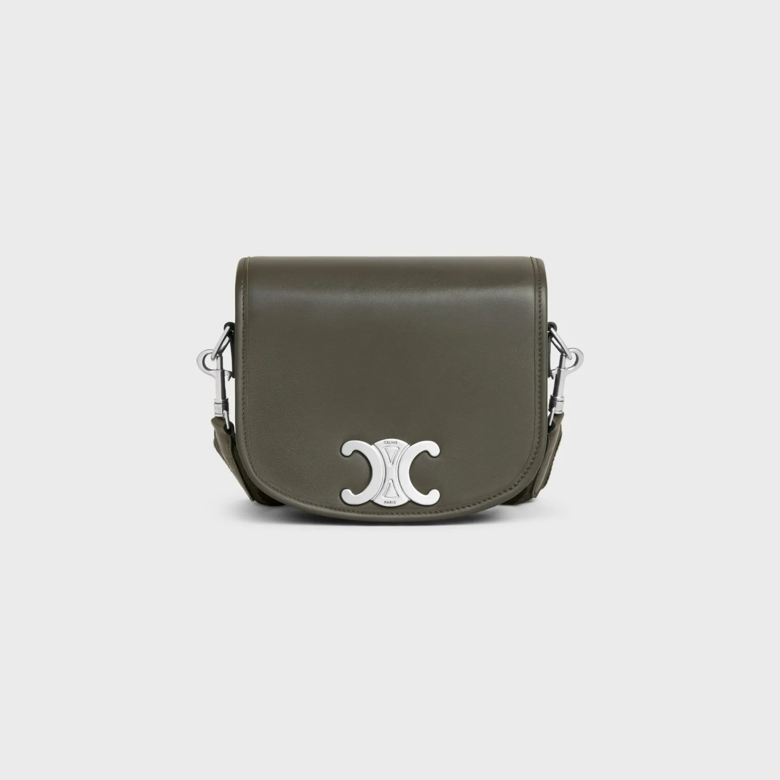 Clearance SMALL BESACE STRAP TRIOMPHE in SUPPLE NATURAL CALFSKIN Triomphe | Categories·Cross-Body Bags