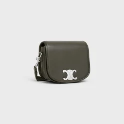 Clearance SMALL BESACE STRAP TRIOMPHE in SUPPLE NATURAL CALFSKIN Triomphe | Categories·Cross-Body Bags