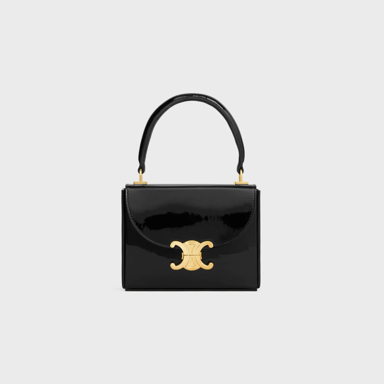 New SMALL BOX BLANDINE in PATENT CALFSKIN Women More Lines·Other Lines | Categories·Cross-Body Bags