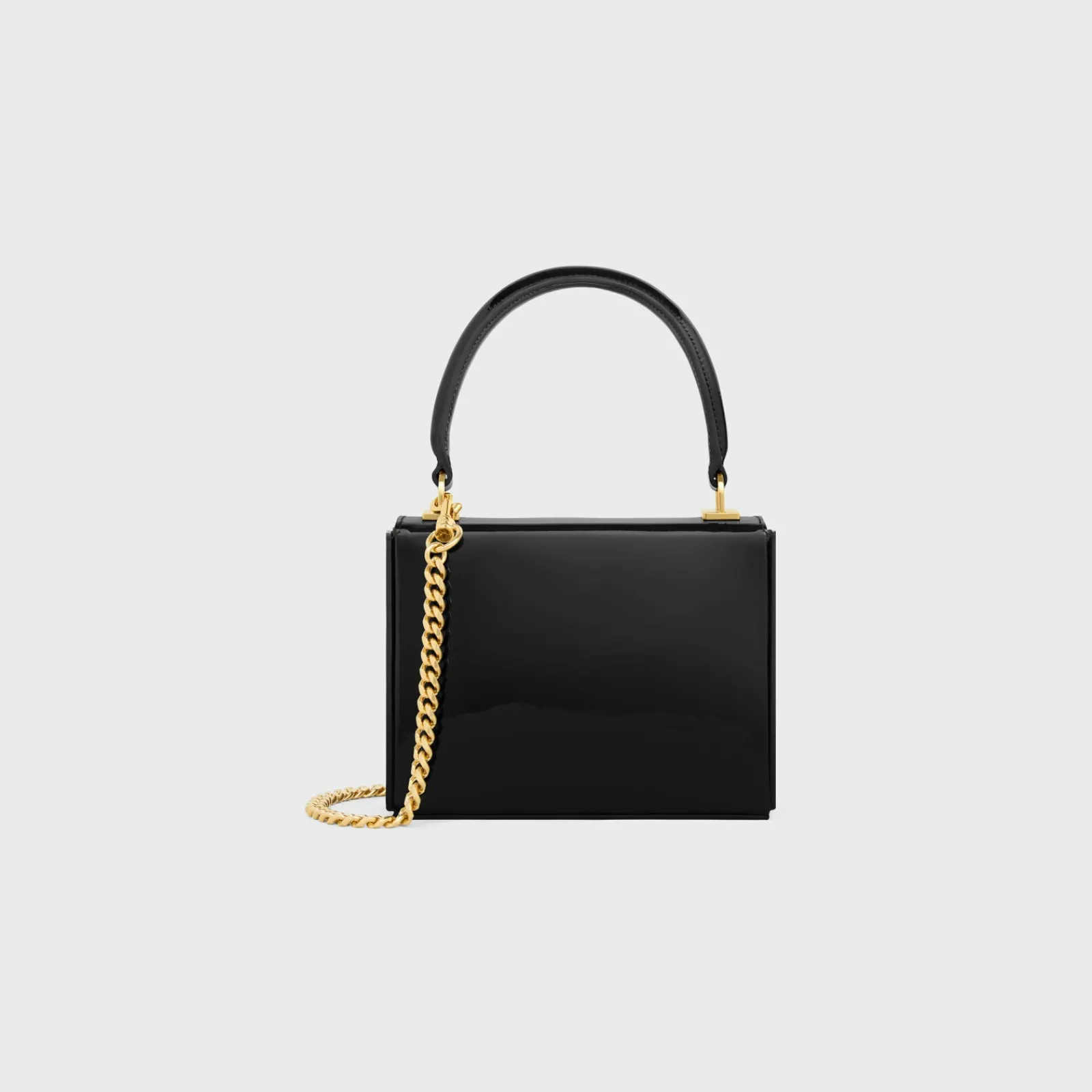 New SMALL BOX BLANDINE in PATENT CALFSKIN Women More Lines·Other Lines | Categories·Cross-Body Bags