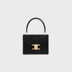 Sale SMALL BOX BLANDINE in SUEDE CALFSKIN WITH STRASS Women More Lines·Other Lines | Categories·Top-Handle Bags
