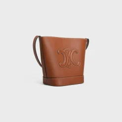 Best SMALL BUCKET CUIR TRIOMPHE in Smooth Calfskin Women More Lines·Cuir Triomphe | Categories·Cross-Body Bags