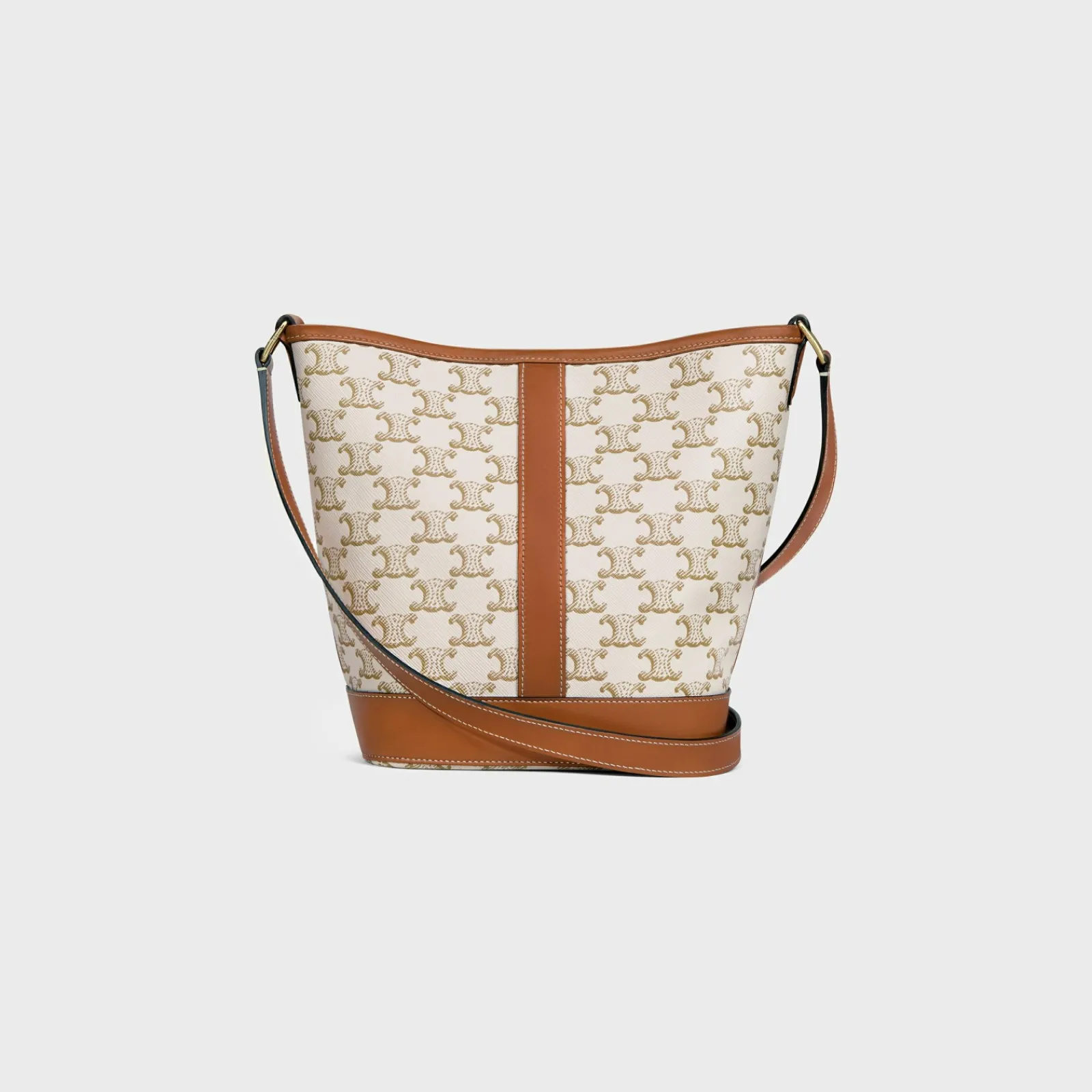 Discount Small Bucket in Triomphe Canvas and calfskin Women Triomphe Canvas | Categories·Cross-Body Bags