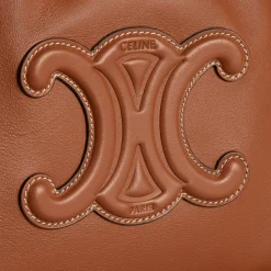 Online SMALL CABAS DRAWSTRING CUIR TRIOMPHE in Smooth Calfskin Women More Lines·Cuir Triomphe | Categories·Hobo And Tote Bags