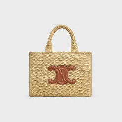 Best SMALL CABAS THAIS in Raffia and calfskin Women More Lines·Classic Panier | More Lines·Other Lines
