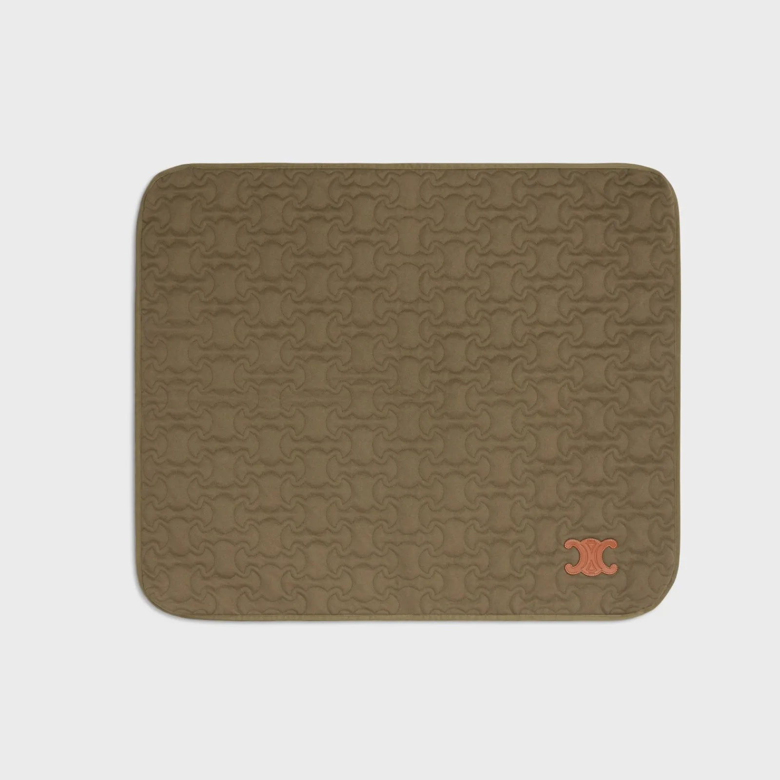 New SMALL DOG BLANKET IN QUILTED GABARDINE TEXTILE AND WOOL Dog Accessories