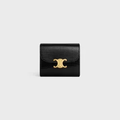 New Small Flap Wallet TRIOMPHE in lizard Women Triomphe | Categories·Wallets