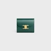 Best Small Flap Wallet TRIOMPHE in Shiny calfskin Women Triomphe | Categories·Wallets
