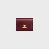 Best Small Flap Wallet TRIOMPHE in Shiny calfskin Women Triomphe | Categories·Wallets