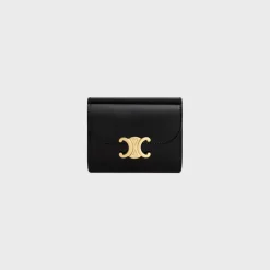 Hot Small Flap Wallet TRIOMPHE in PATENT CALFSKIN Women Triomphe | Categories·Wallets