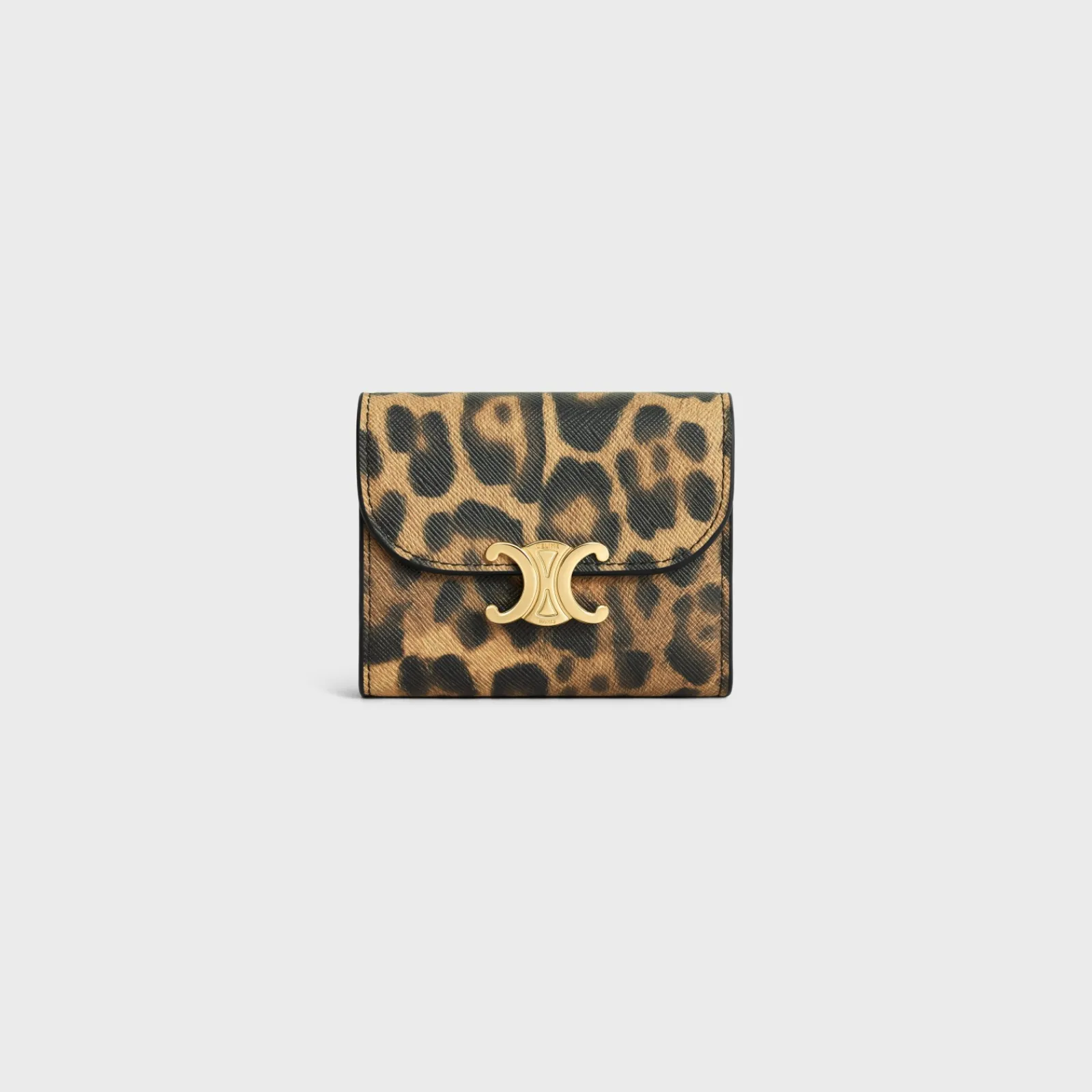 Hot Small Flap Wallet TRIOMPHE in CANVAS WITH PRINT Women Triomphe | Categories·Wallets