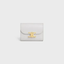 Discount Small Flap Wallet TRIOMPHE in Shiny calfskin Women Triomphe | Categories·Wallets