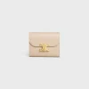 Fashion Small Flap Wallet TRIOMPHE in Shiny calfskin Women Triomphe | Categories·Wallets
