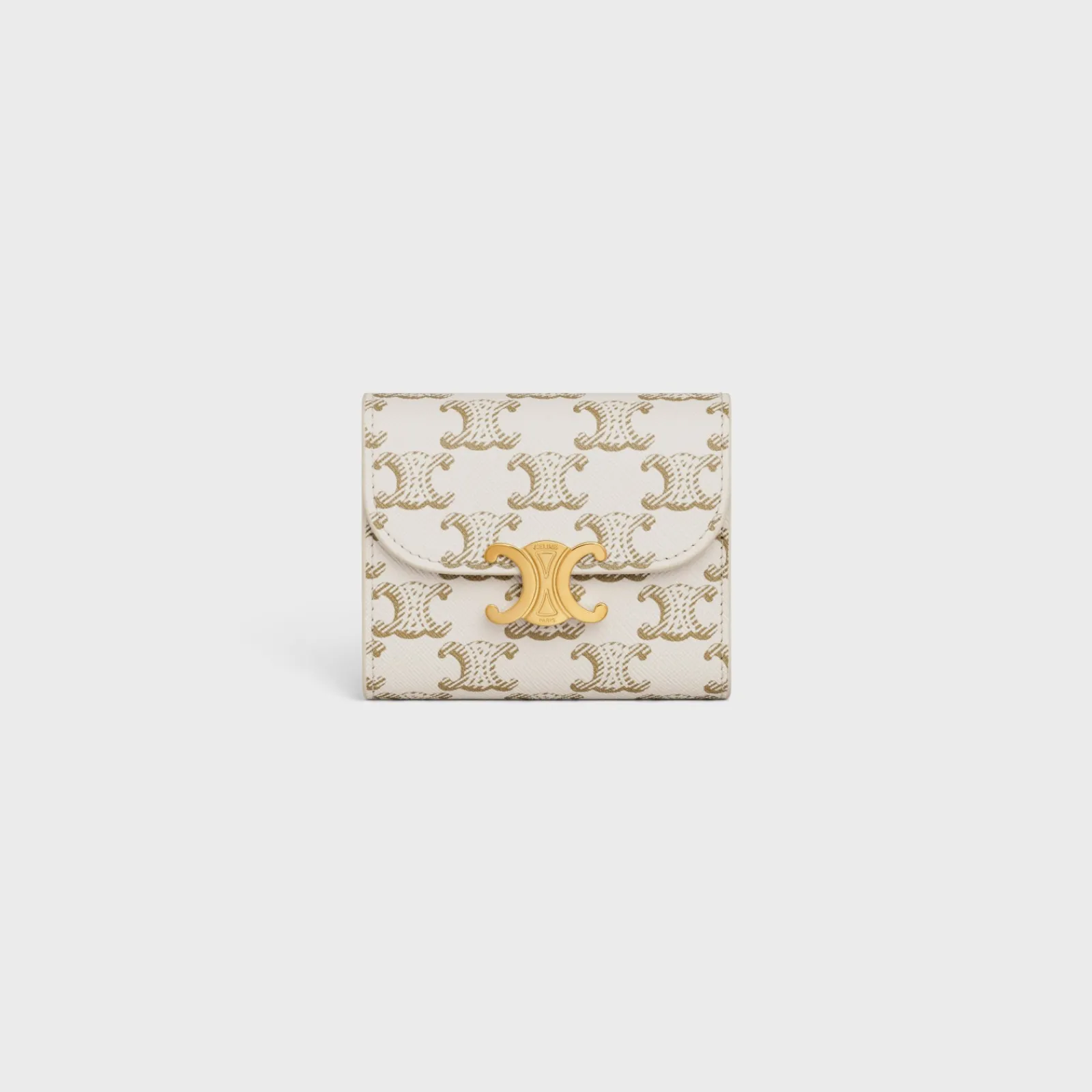 Sale Small Flap Wallet TRIOMPHE in Triomphe Canvas Women Triomphe Canvas | Categories·Wallets